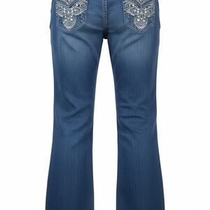 Earl Jeans Dark Blue Flare Denim